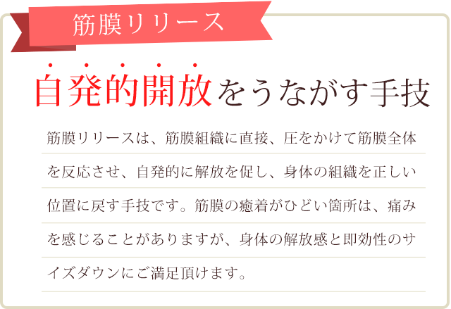 腹膜リリース 自発的開放をうながす手技